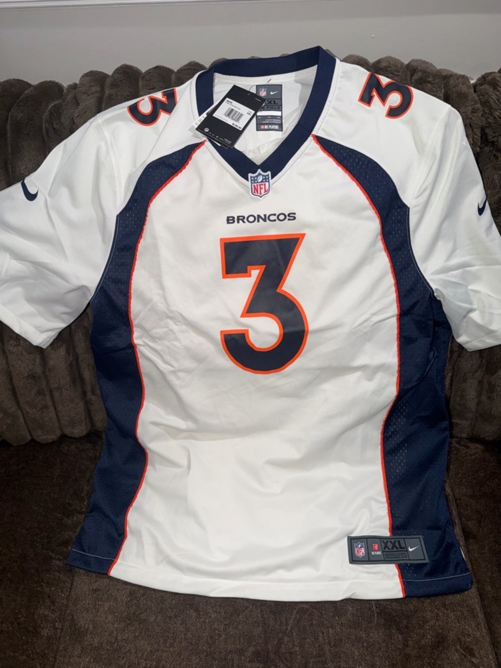 Denver broncos Russell Wilson Nike game jersey new with tag